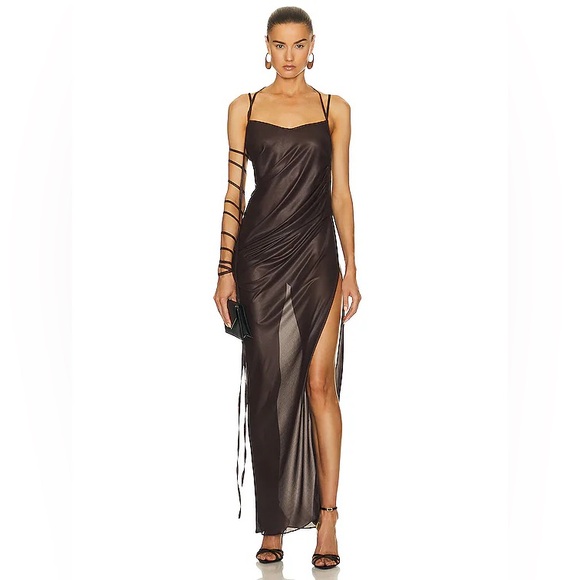 Di Petsa Twisted Undressing  Slip Dress - Picture 1 of 4